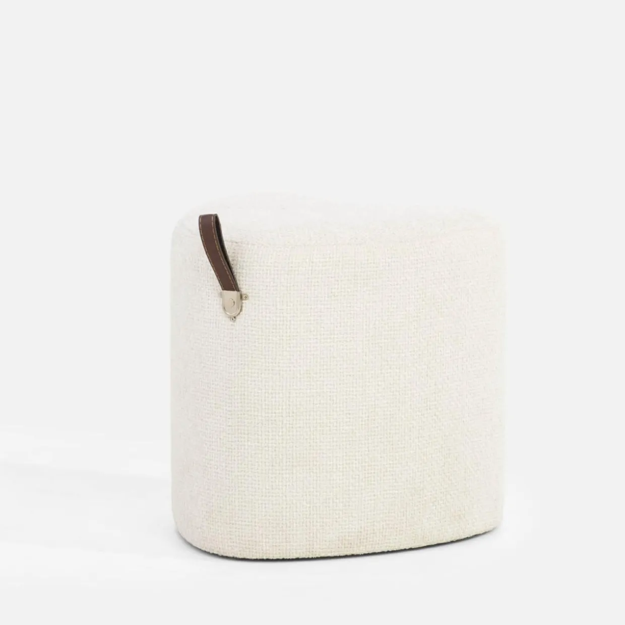 Puf mały serce kremowy ILLON