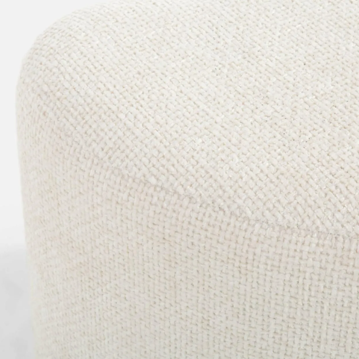 Puf mały serce kremowy ILLON