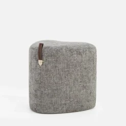 Puf mały serce szary ILLON