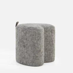 Puf mały serce szary ILLON