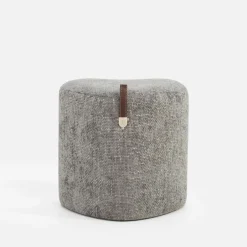 Puf mały serce szary ILLON