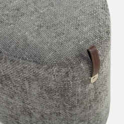 Puf mały serce szary ILLON