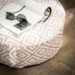 Puf nadmuchiwany 55x25 cm, różne wzory, MIX