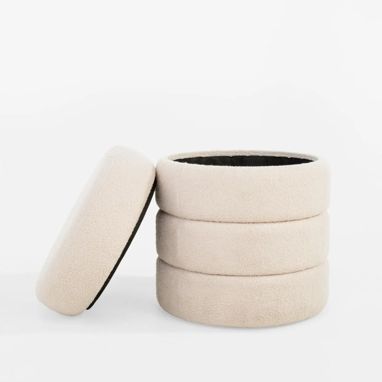 Puf okrągły boucle IXIS