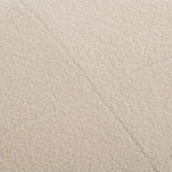 Puf okrągły boucle kremowy IQOMO