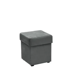 Puf otwierany TOP szary