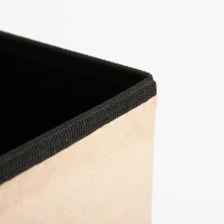 Puf składany beżowy 38x37.5 cm