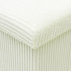 Puf składany biały 38 cm