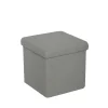 Puf składany BOUCLE szary 38 cm