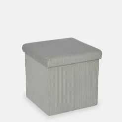 Puf składany ciemnoszary 38x38 cm