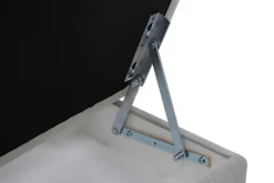 Puf szary z pojemnikiem BODO