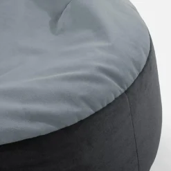 Puf worek z oparciem szary MEG