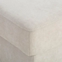 Puf wypoczynkowy jasnoszary MONO II