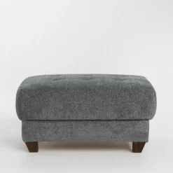 Puf z pojemnikiem szary TIVOLI