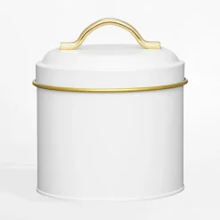 Puszka metalowa biała ROYAL 750 ml