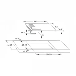 Płyta gazowa biała GORENJE GT642SYW