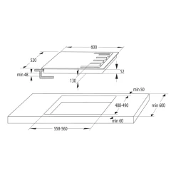 Płyta gazowa GORENJE GW641EBX srebrna