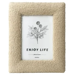 Ramka boho na zdjęcia 13x18 cm beżowa