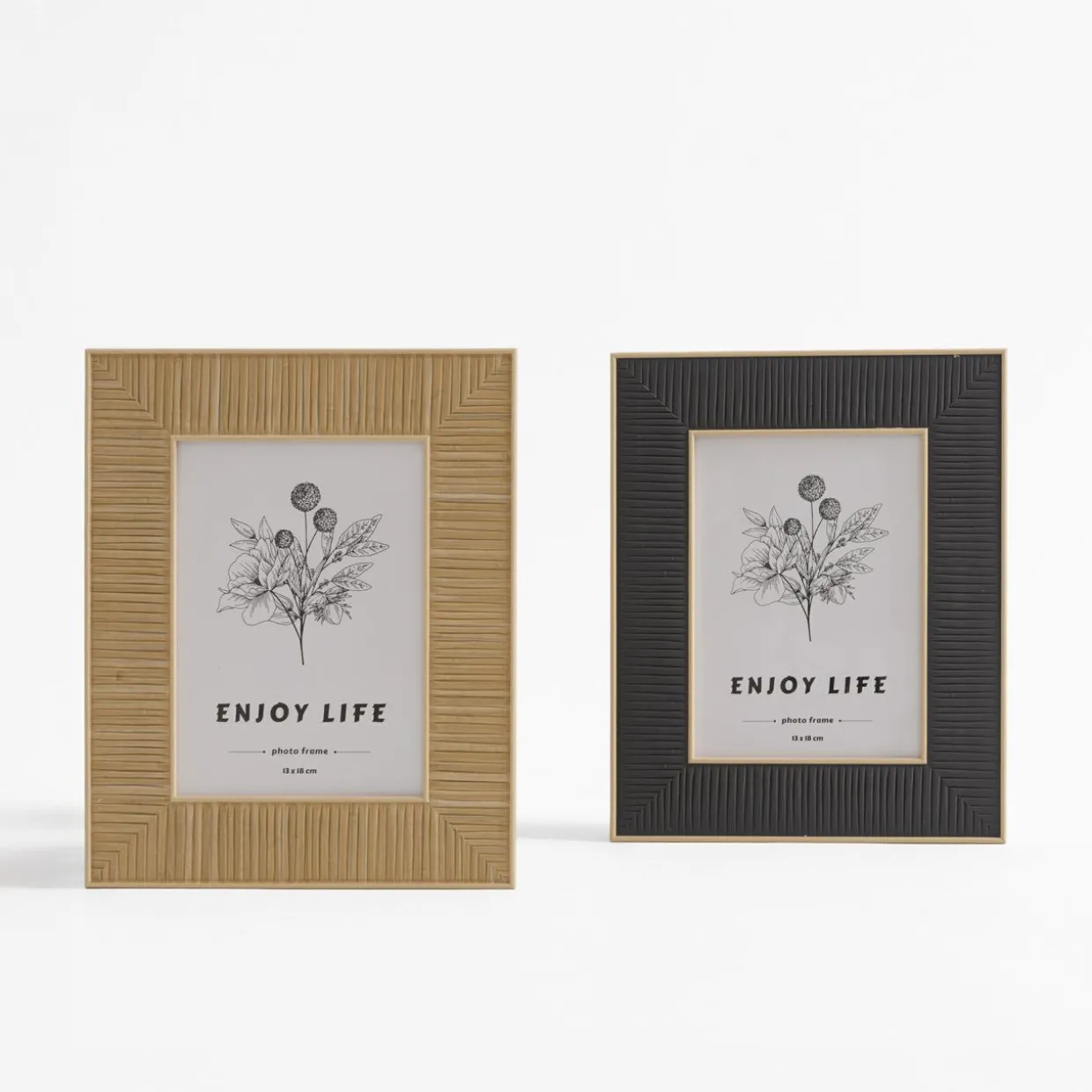 Ramka boho na zdjęcie 13x18 cm brązowa