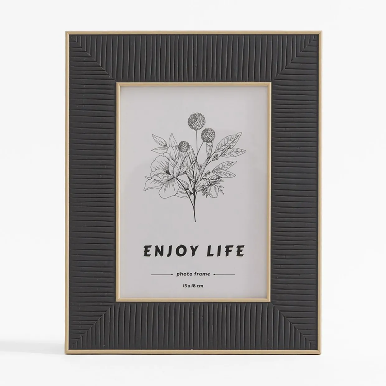 Ramka boho na zdjęcie 13x18 cm czarna