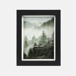 Ramka czarna na zdjęcie 13x18 z passe-partout