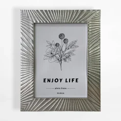 Ramka glamour na zdjęcie 13x18 srebrna