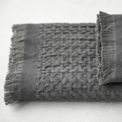 Ręcznik bambusowy antracytowy SOFT WAFEL BAMBOO SPA 50x80 cm