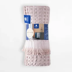Ręcznik bambusowy różowy SOFT WAFEL BAMBOO SPA 50x80 cm