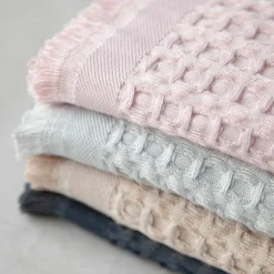 Ręcznik bambusowy różowy SOFT WAFEL BAMBOO SPA 50x80 cm