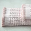 Ręcznik bambusowy różowy SOFT WAFEL BAMBOO SPA 80x160 cm