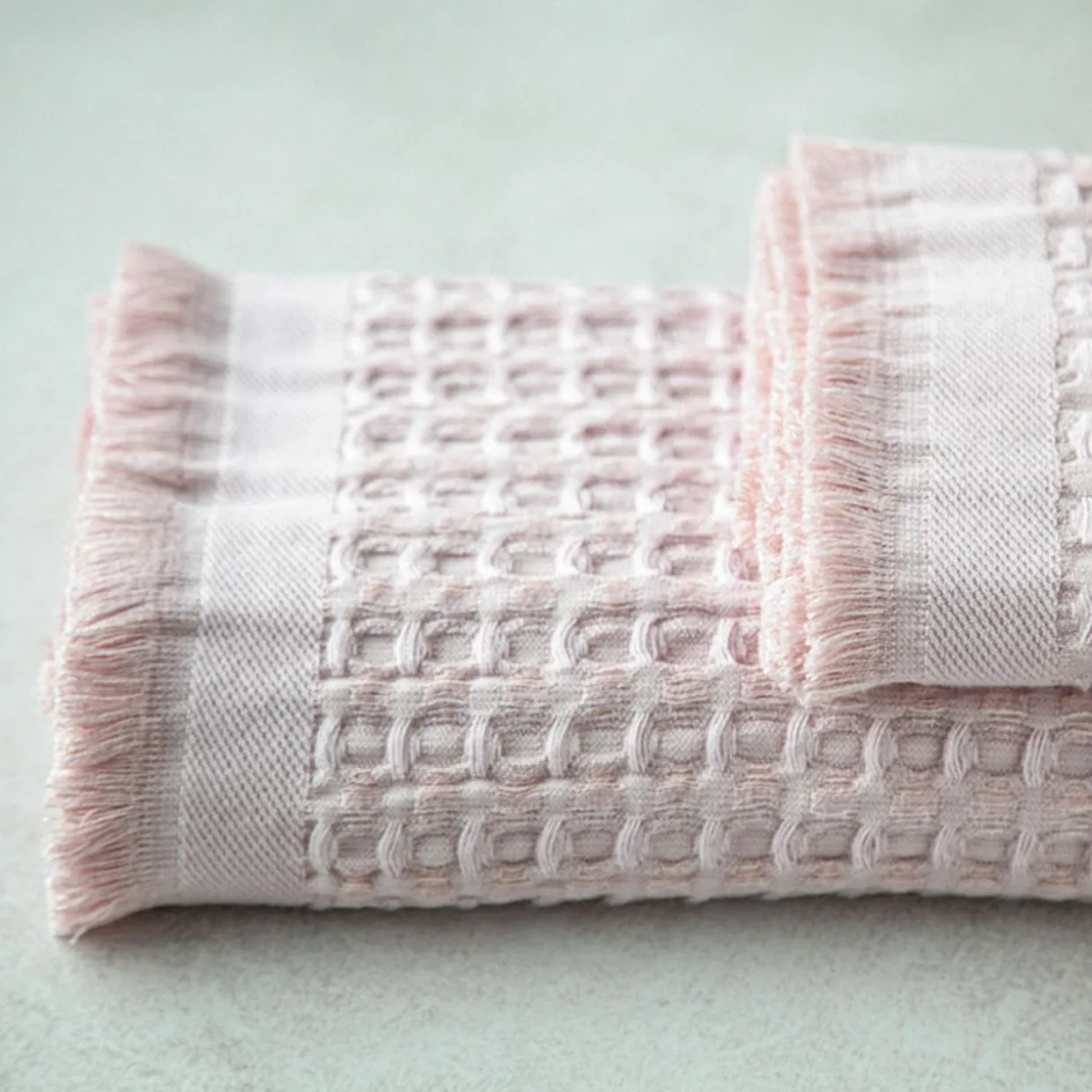 Ręcznik bambusowy różowy SOFT WAFEL BAMBOO SPA 80x160 cm