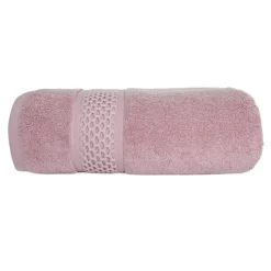 Ręcznik bawełniany ASTI różowy 70x140 cm