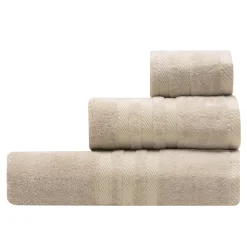 Ręcznik bawełniany beż CAROLINE 70x140 cm