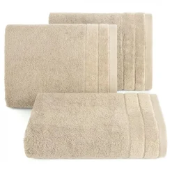 Ręcznik bawełniany beżowy DAMLA 70x140 cm