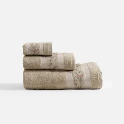 Ręcznik bawełniany beżowy PROVENCE 30x50 cm