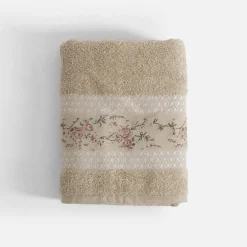Ręcznik bawełniany beżowy PROVENCE 50x90 cm