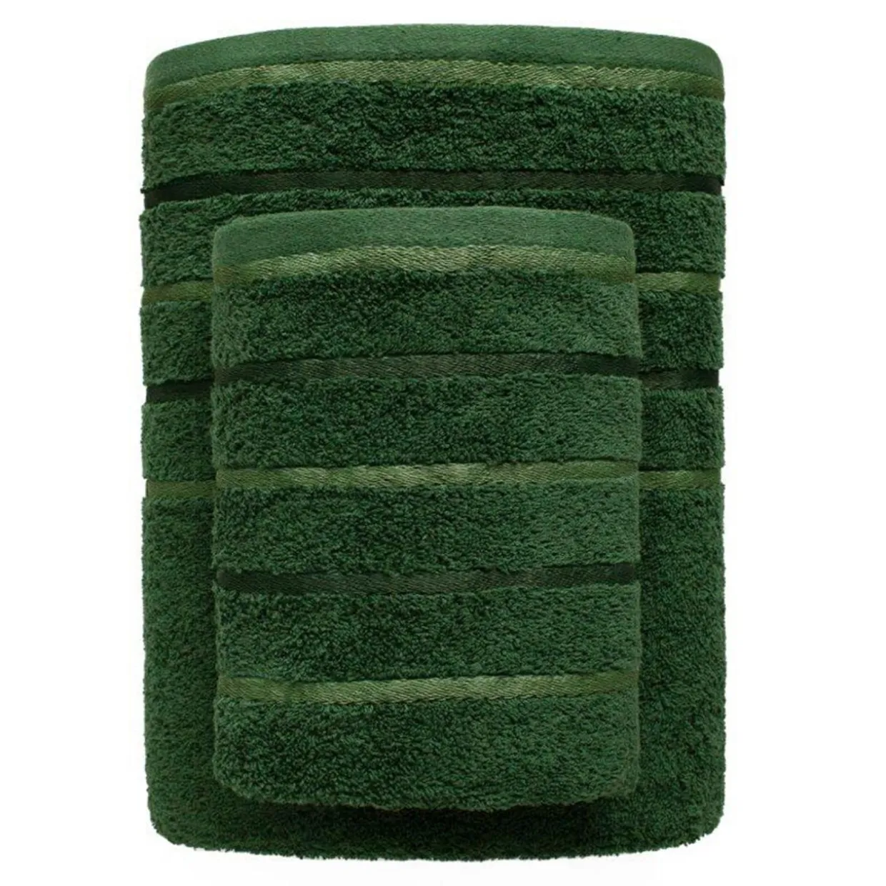 Ręcznik bawełniany butelkowa zieleń FRESH 70x140 cm