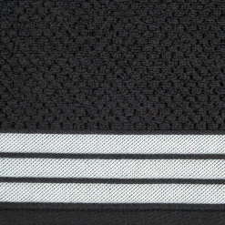 Ręcznik bawełniany czarny MADLEN 50x90 cm