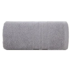 Ręcznik bawełniany do kąpieli srebrny GALA 70x140 cm