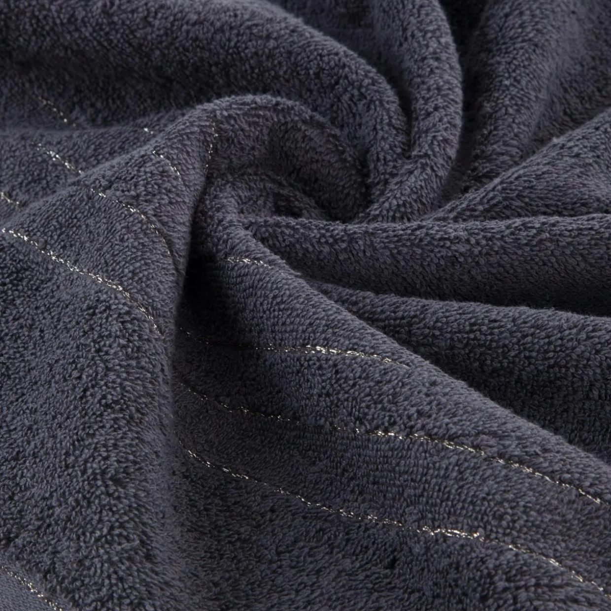 Ręcznik bawełniany do kąpieli grafitowy GALA 70x140 cm