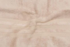 Ręcznik bawełniany do rąk beż CAROLINE 30x50 cm