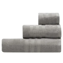Ręcznik bawełniany do rąk ciemnoszary CAROLINE 30x50 cm