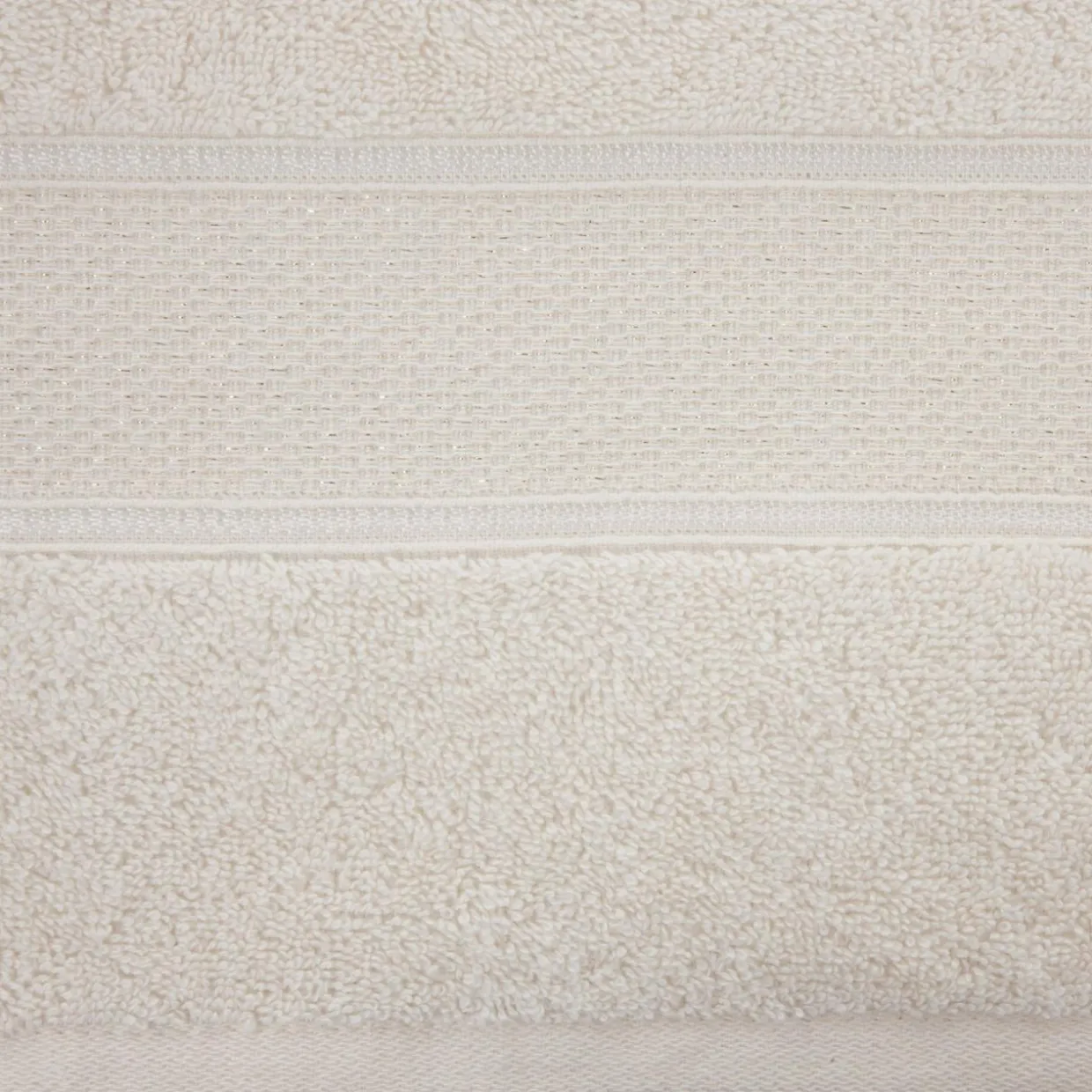 Ręcznik bawełniany do rąk kremowy LIANA 30x50 cm