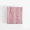 Ręcznik bawełniany do rąk różowy TULSA 30x50 cm