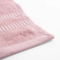 Ręcznik bawełniany do rąk różowy TULSA 30x50 cm