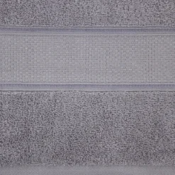 Ręcznik bawełniany do rąk srebrny LIANA 30x50 cm