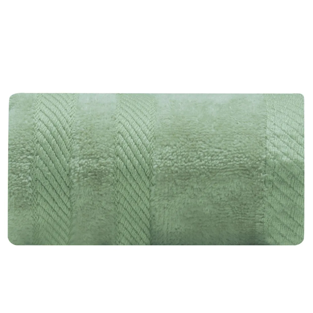 Ręcznik bawełniany do rąk zieleń CAROLINE 30x50 cm