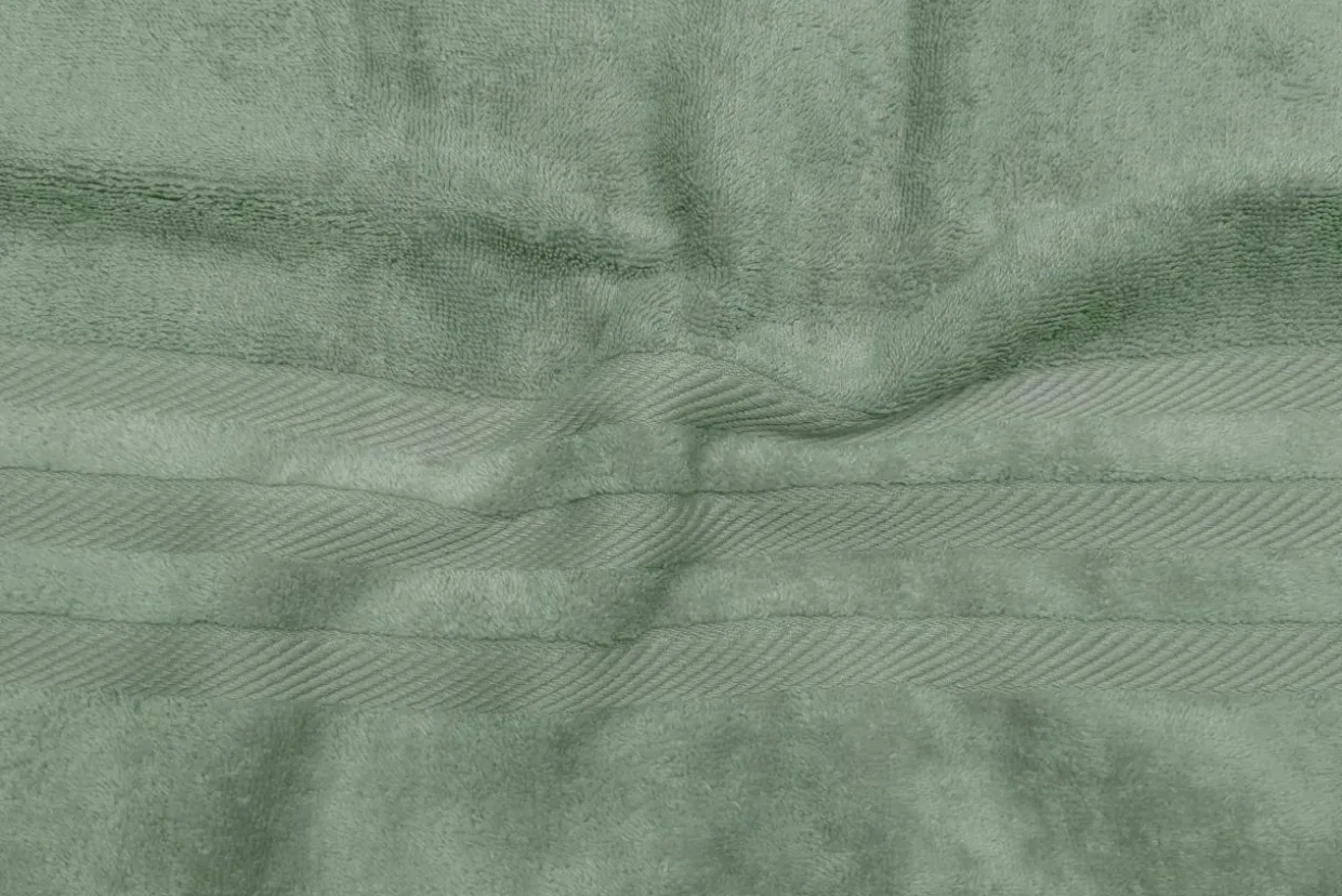 Ręcznik bawełniany do rąk zieleń CAROLINE 30x50 cm