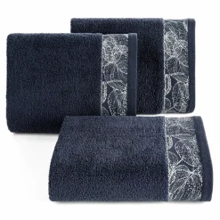 Ręcznik bawełniany granatowy AGIS 50x90 cm