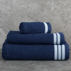 Ręcznik bawełniany granatowy MADLEN 50x90 cm